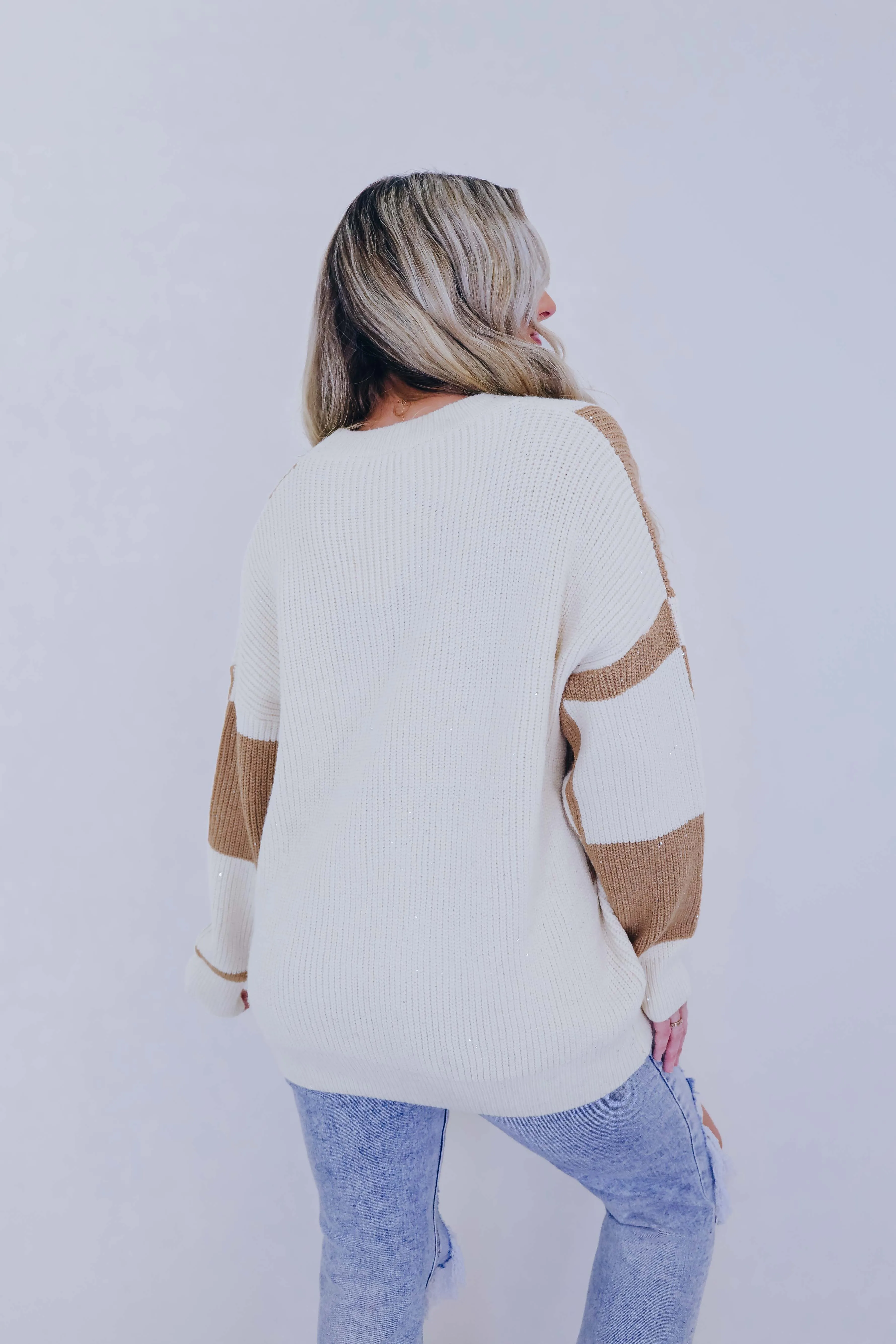 Chayse Checker Sparkling Sweater