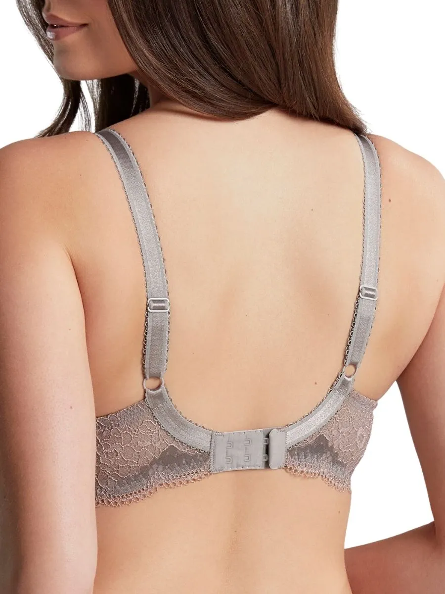 Clara Moulded Sweetheart Bra - Opal Grey