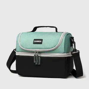 Cooler Bag For Outing Double Layer Insulation Crossbody Picnic Bag