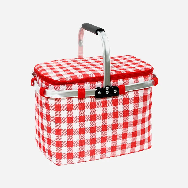Cooler Bag For Outing Travel Thickened Aluminum Film Picnic Basket