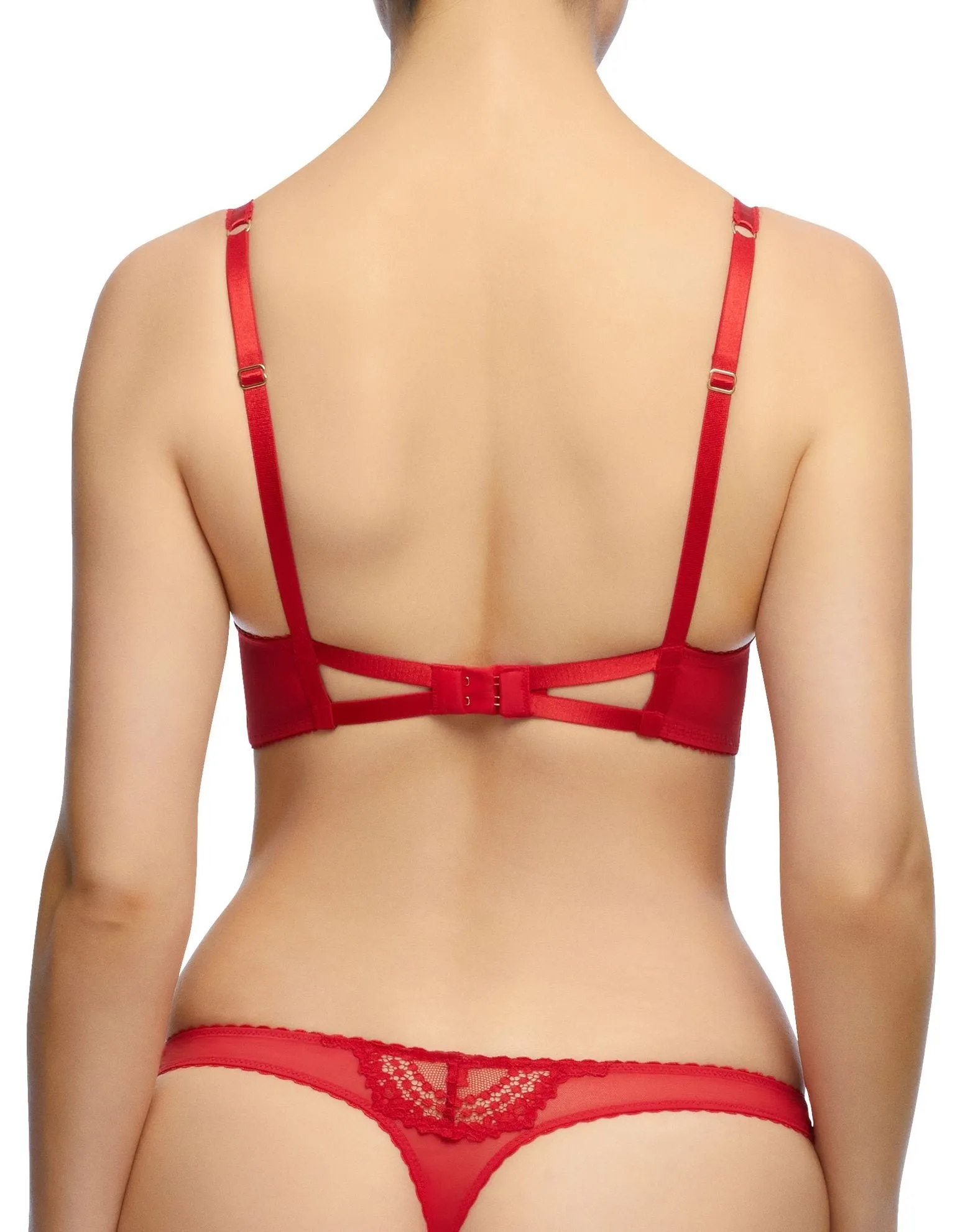 Cora Underwire Bra - Rose Red
