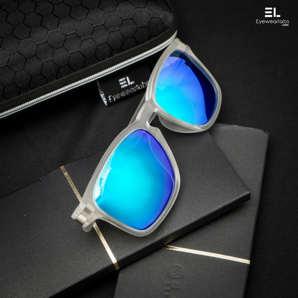 Crystal Blue Power Sunglasses