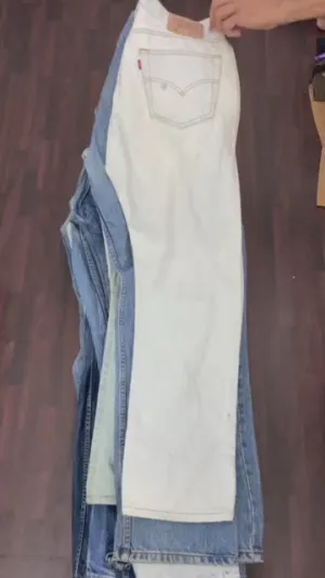 Custom 50 piece Levi’s paper tag vintage pants for Samuel