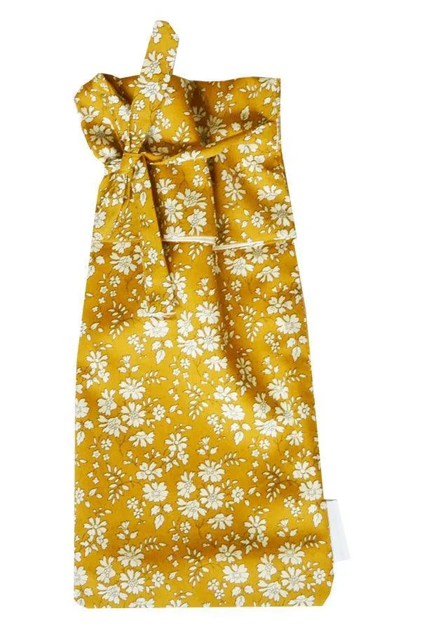 Cutlery Bag made with Liberty Fabric CAPEL MUSTARD