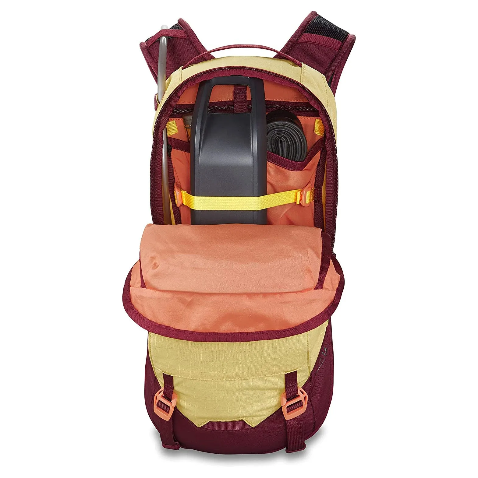 Dakine Drafter Women's Bike Hydration Backpack, Ochre/Port, 14L - 10003404-OSRSTP/PRT