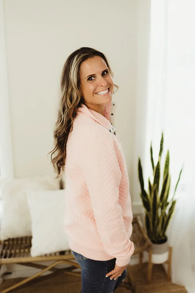 Diamond Padded Pullover