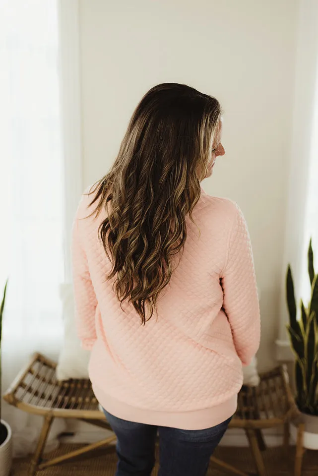 Diamond Padded Pullover