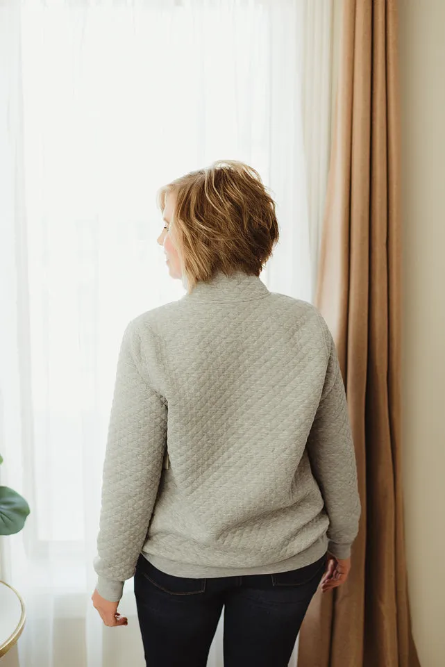 Diamond Padded Pullover