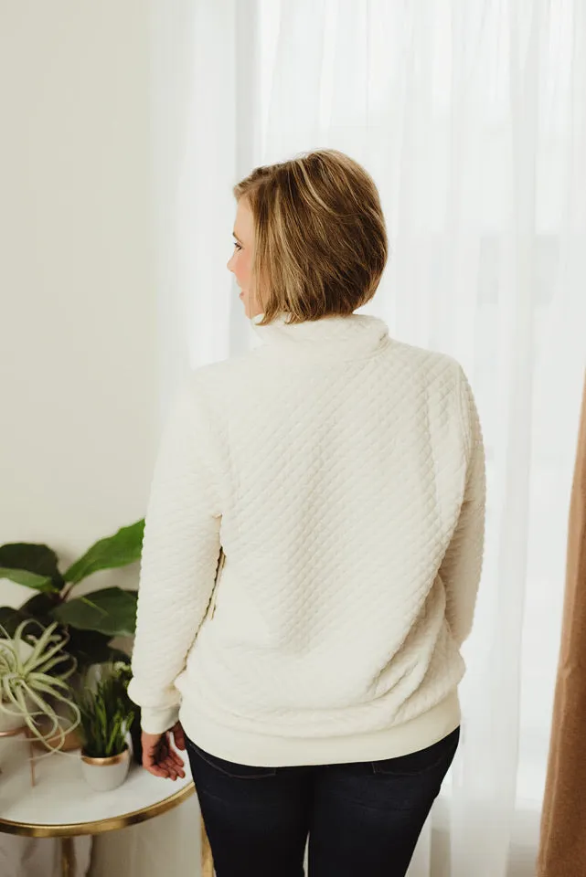 Diamond Padded Pullover