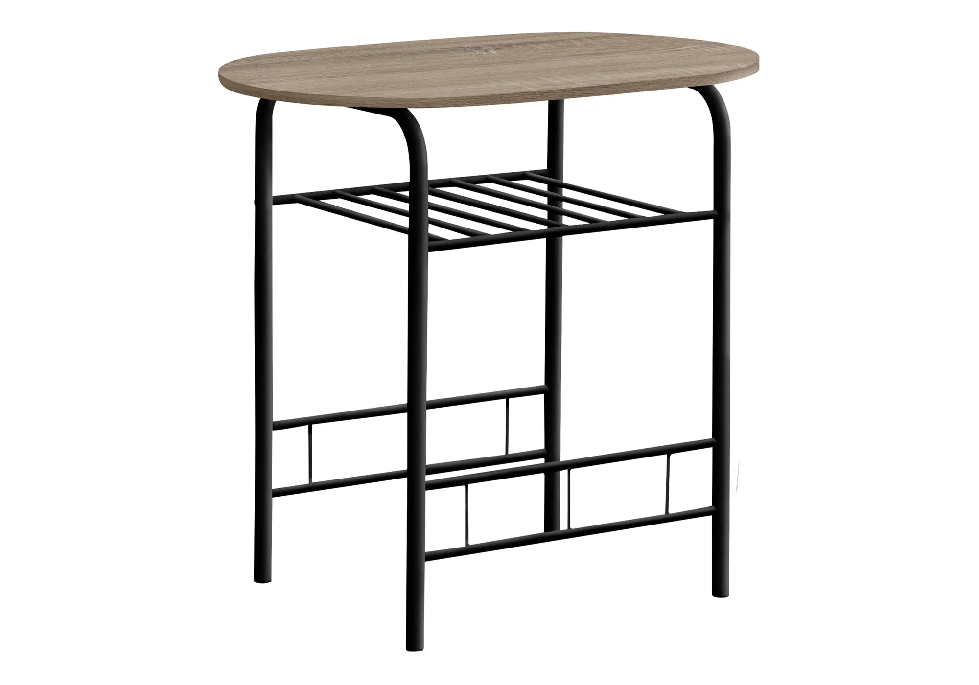 Dining Table Set, 3pcs Set, Small, 32" L, Kitchen, Brown Laminate, Black Metal, Contemporary, Modern