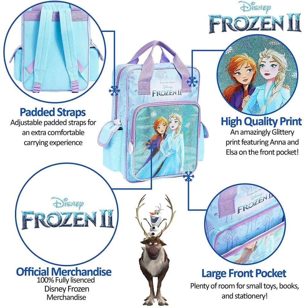 Disney Backpack,Frozen 2 School Bag Handbag Anna and Elsa,Large Kids Bag,Travel