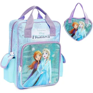 Disney Backpack,Frozen 2 School Bag Handbag Anna and Elsa,Large Kids Bag,Travel