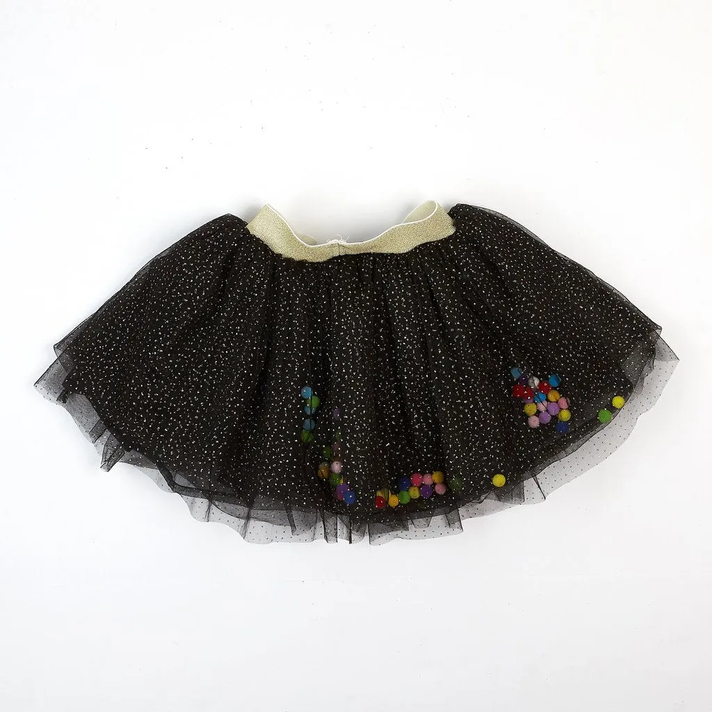 DOE BLACK POM-POM TUTU DOE