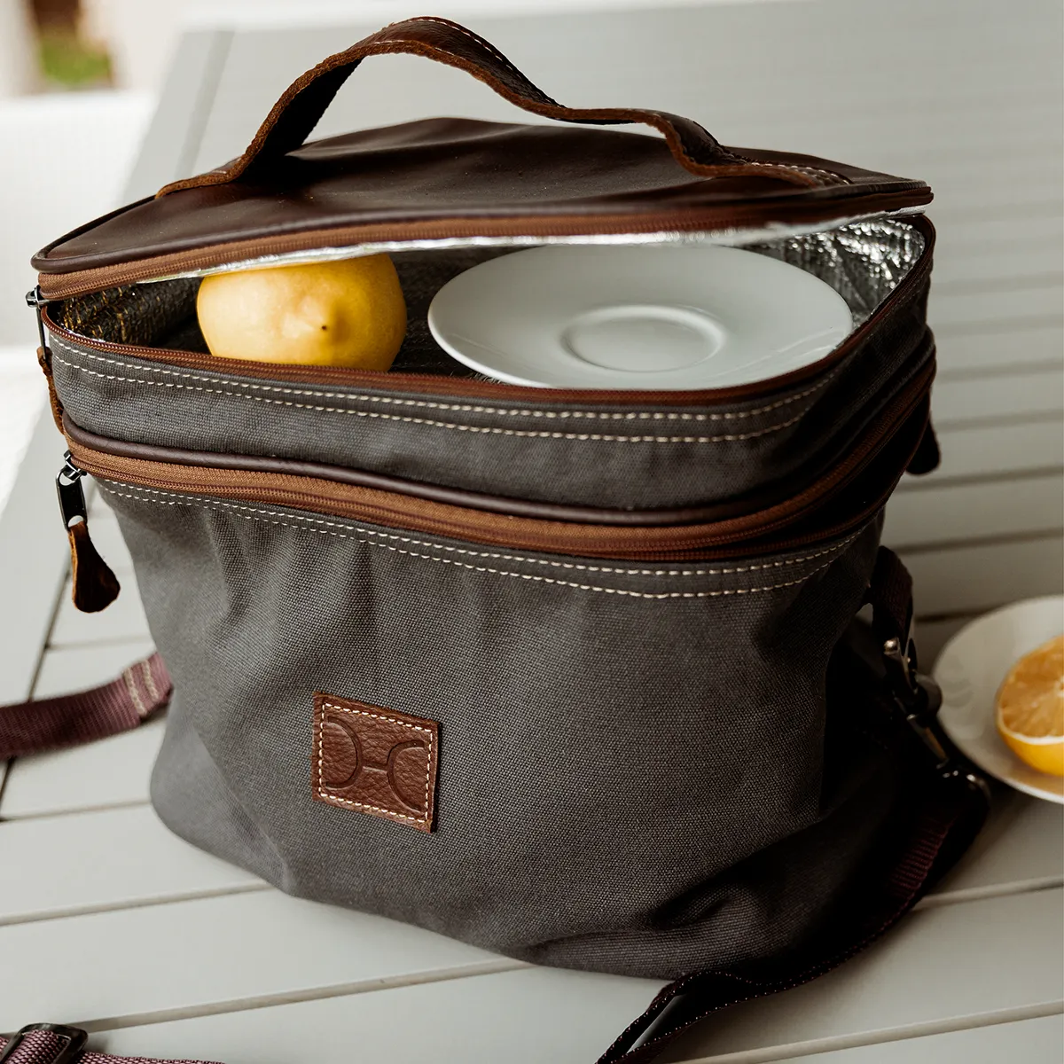 Double Decker Canvas & Leather