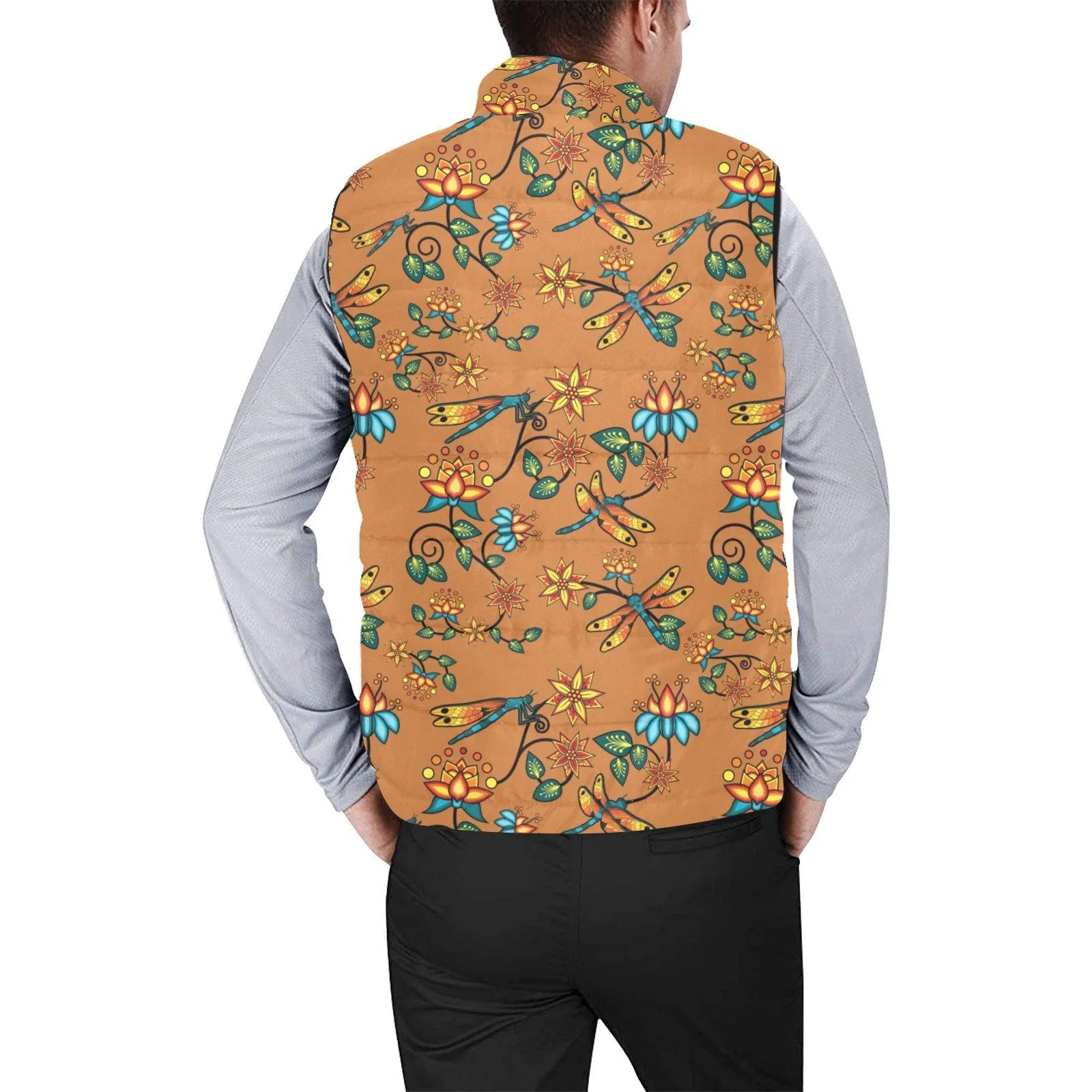 Dragon Lily Sierra Men's Padded Vest Jacket