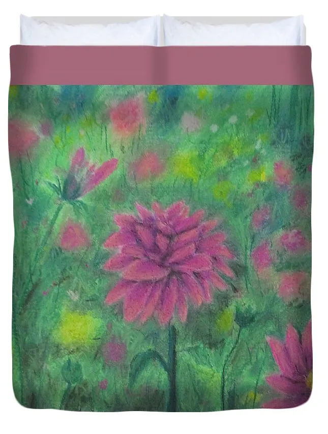 Dreaming of Dahlias ~ Duvet Cover