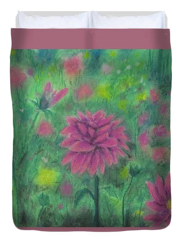 Dreaming of Dahlias ~ Duvet Cover
