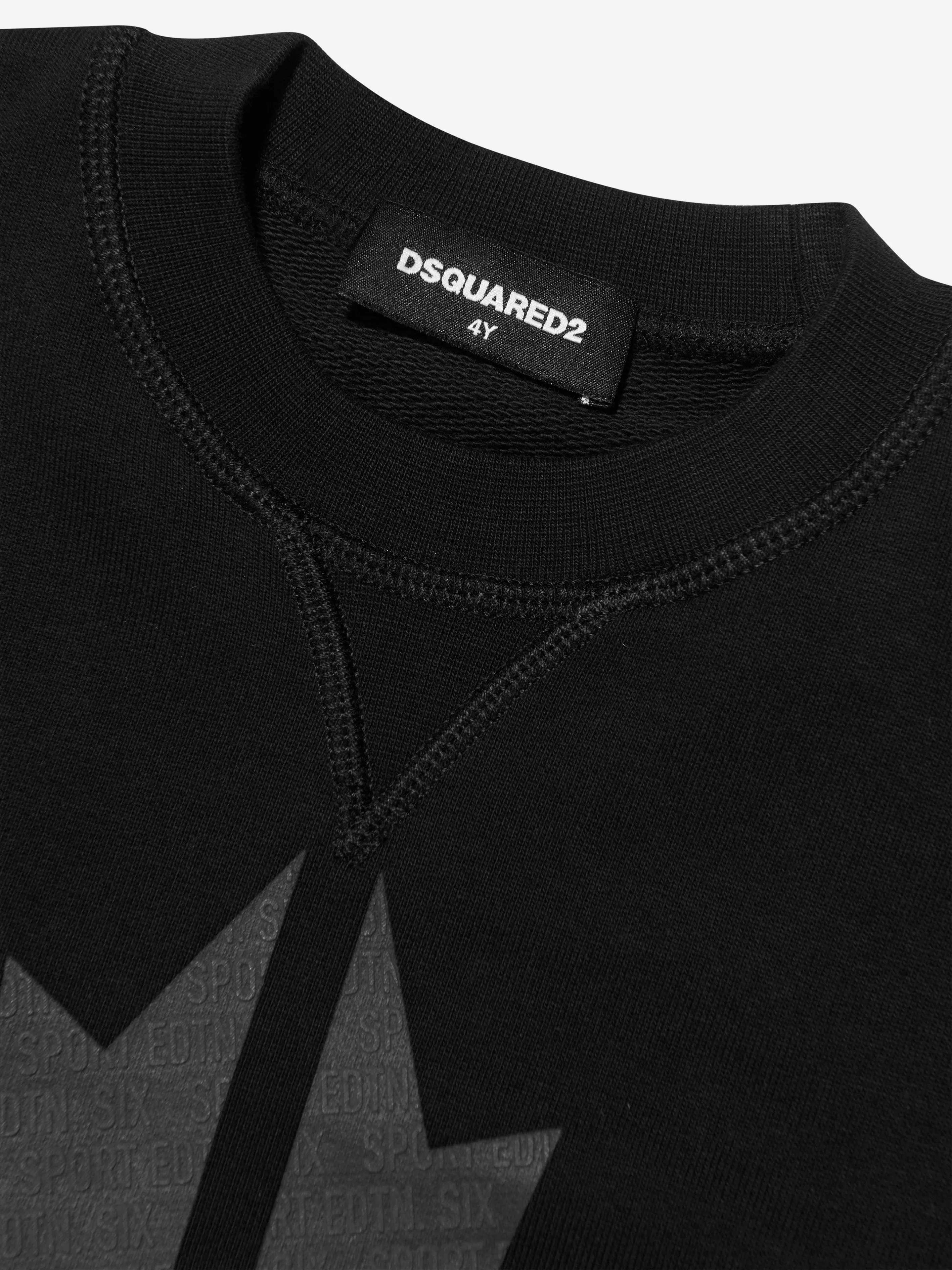 Dsquared2 Kids Slouch Fit Logo Printed Sweatshirt