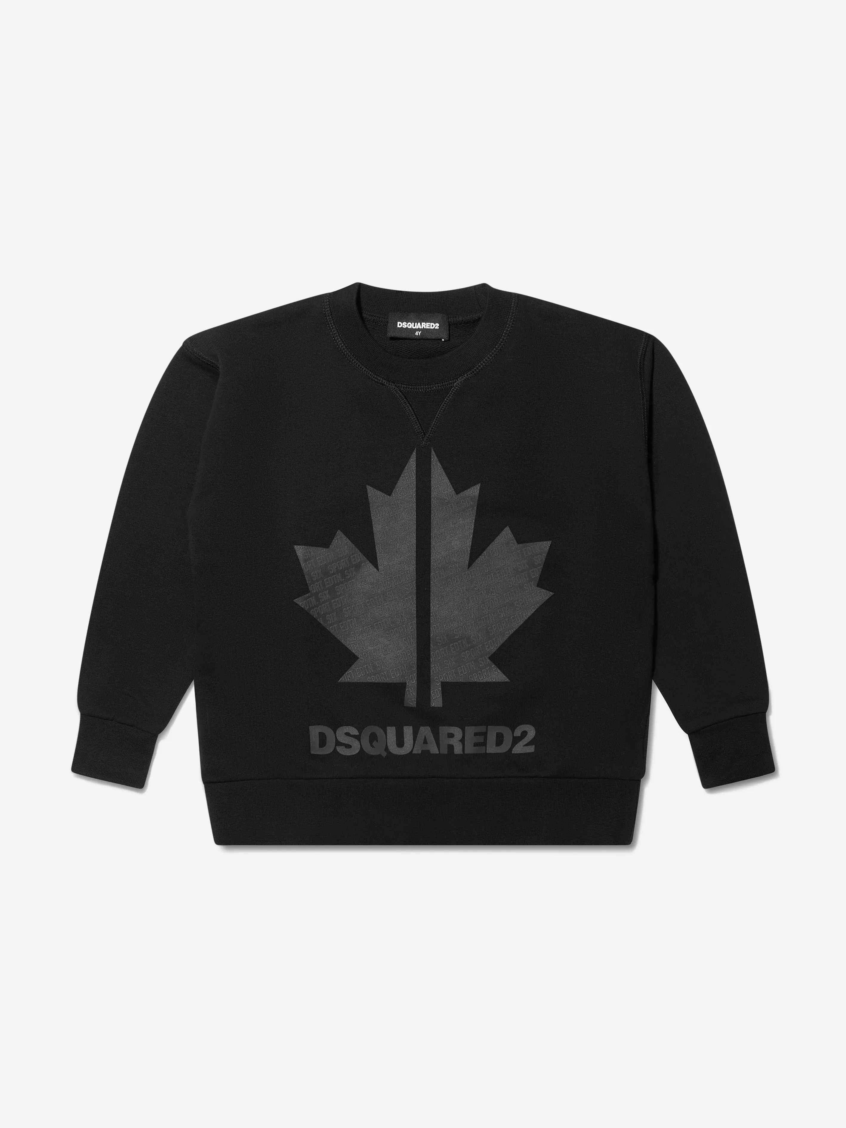 Dsquared2 Kids Slouch Fit Logo Printed Sweatshirt