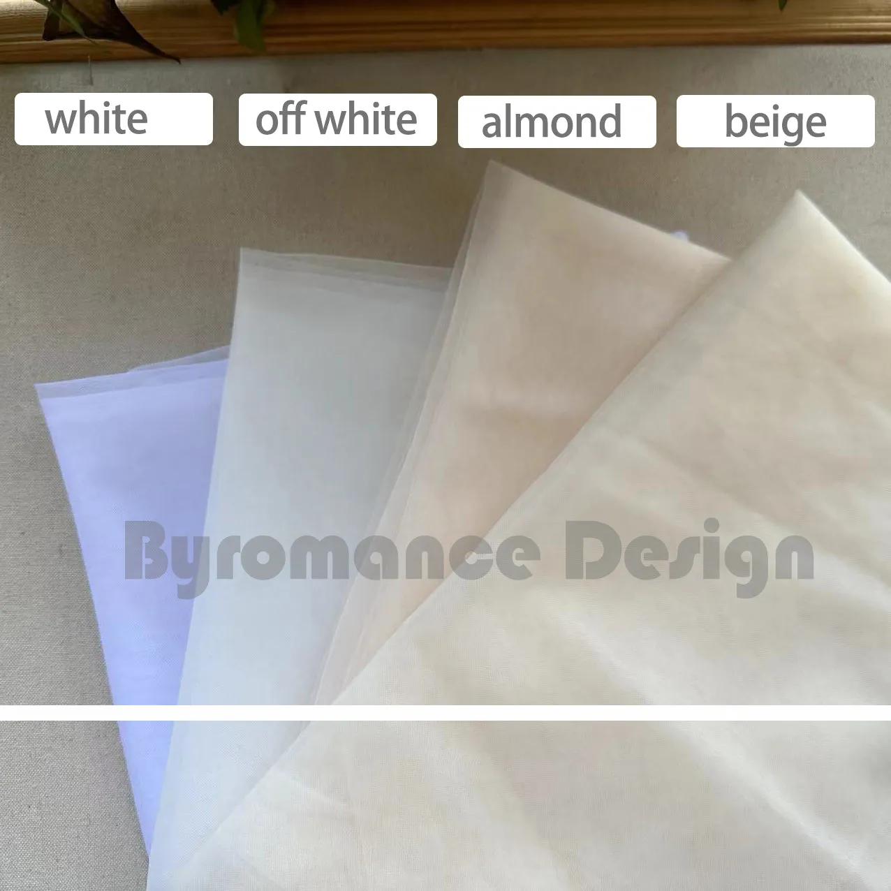 EMALZBY customized dream series  sheer tulle detach wedding dress sleeve