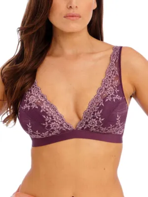 Embrace Lace Soft Cup Bra - Italian Plum/Valerian