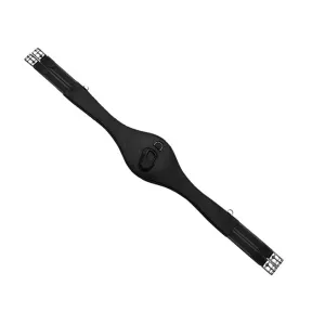 EMBROIDERED LEATHER GIRTH A10 BY PRESTIGE Black
