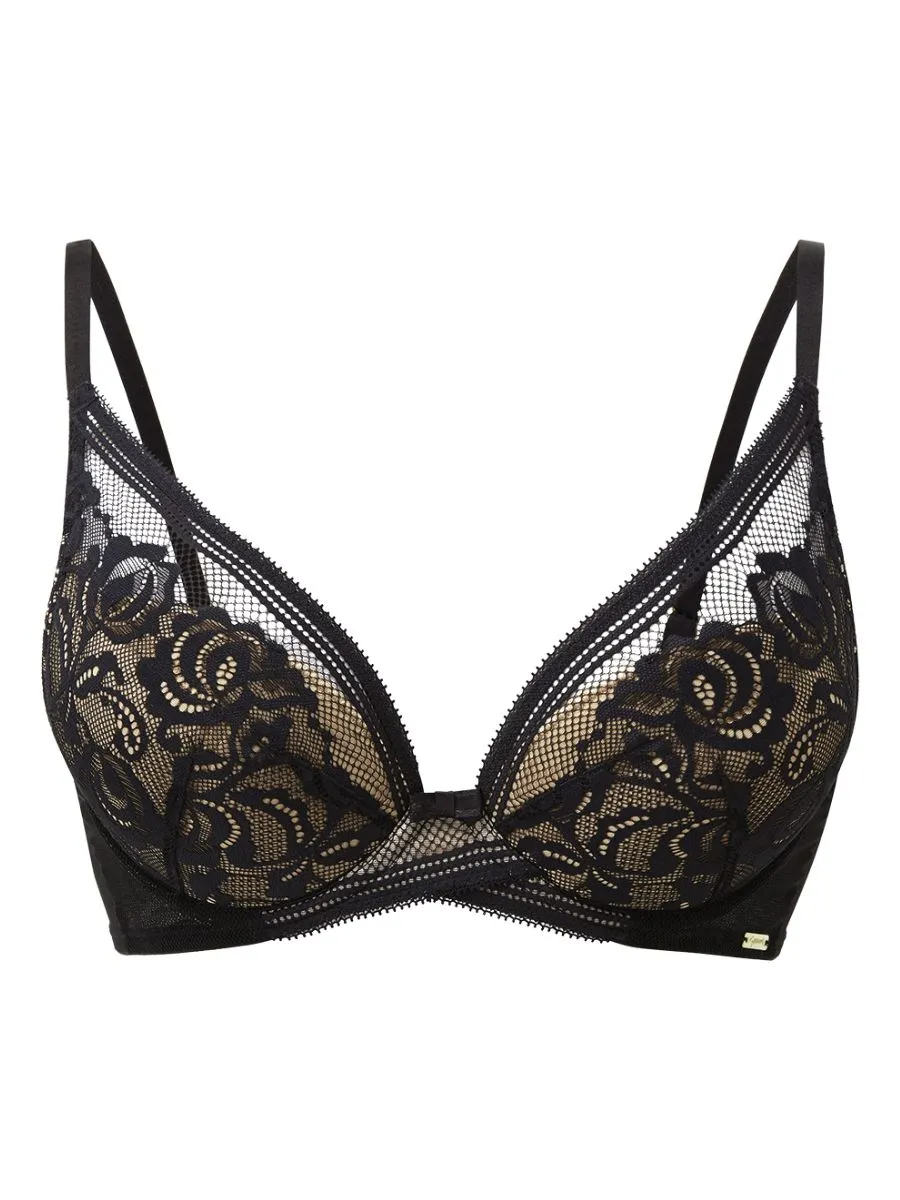 Encore High Apex Bra - Black/Beige