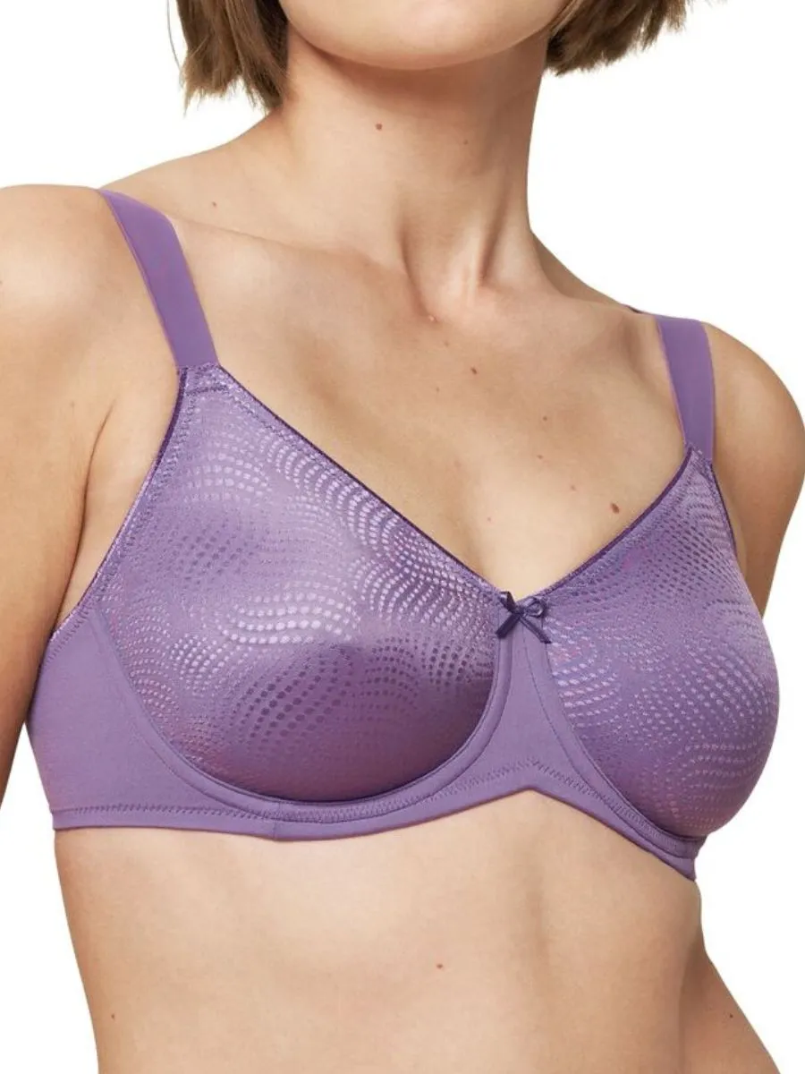 Essential Minimiser Bra - Purple Rain