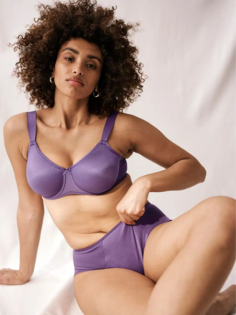 Essential Minimiser Bra - Purple Rain