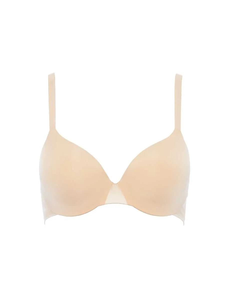 Essentiall Covering T-Shirt Bra - Golden Beige