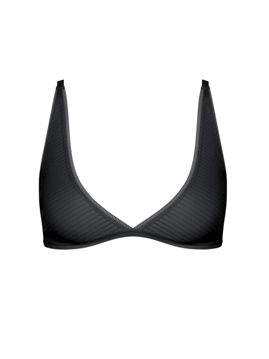 Ever Fresh Plus Wireless Bralette - Black