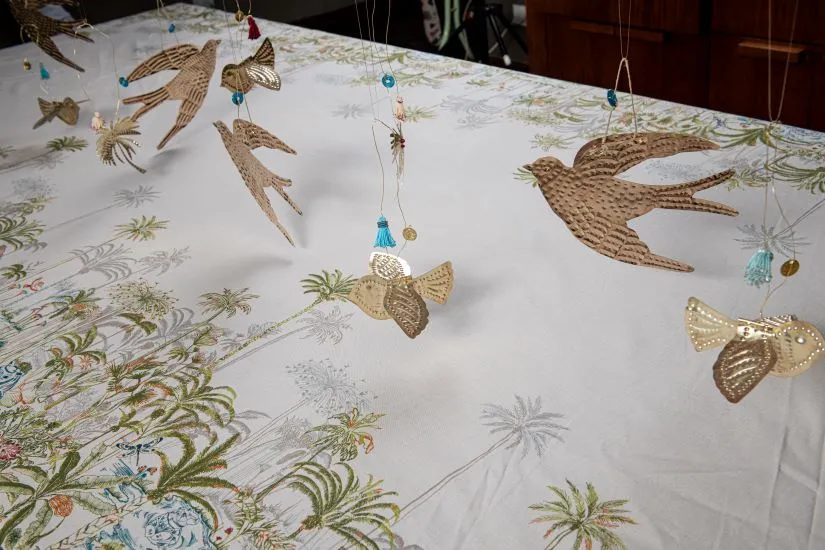 Faded Pharaoh's Paradise Tablecloth
