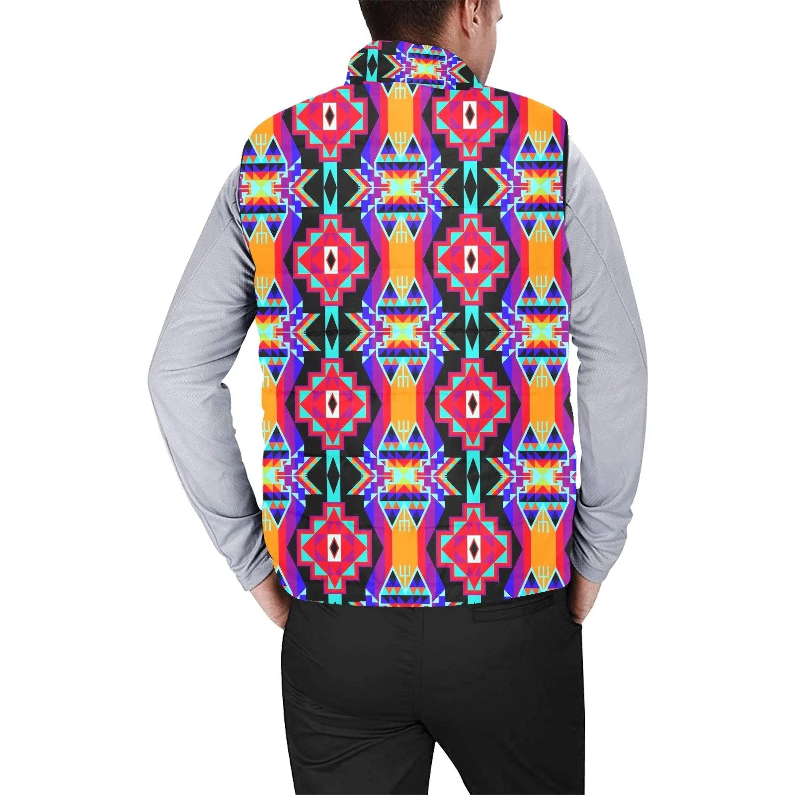 Fancy Bustle Men's Padded Vest Jacket
