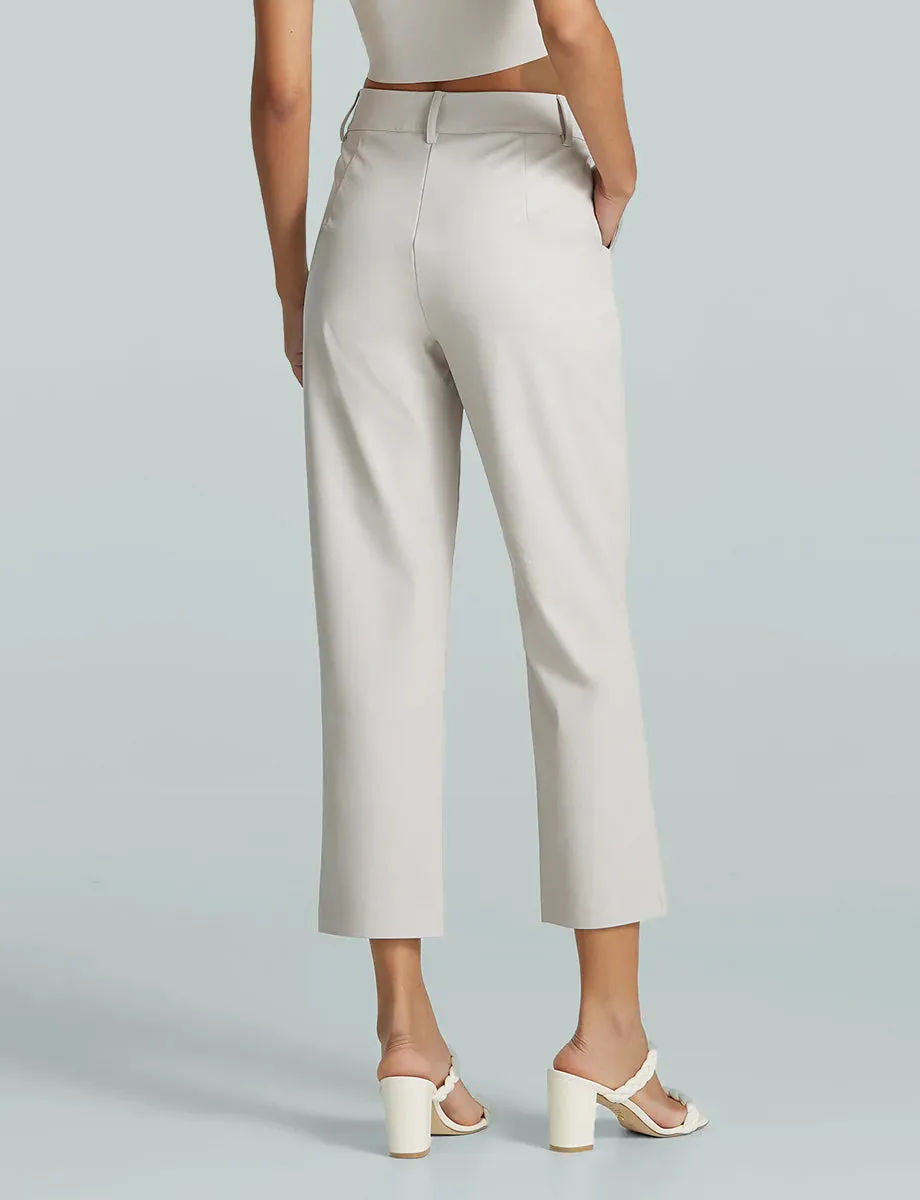 Faux Leather 7/8 Trouser