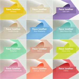 Faux Leather Sheet 21 x 30cm
