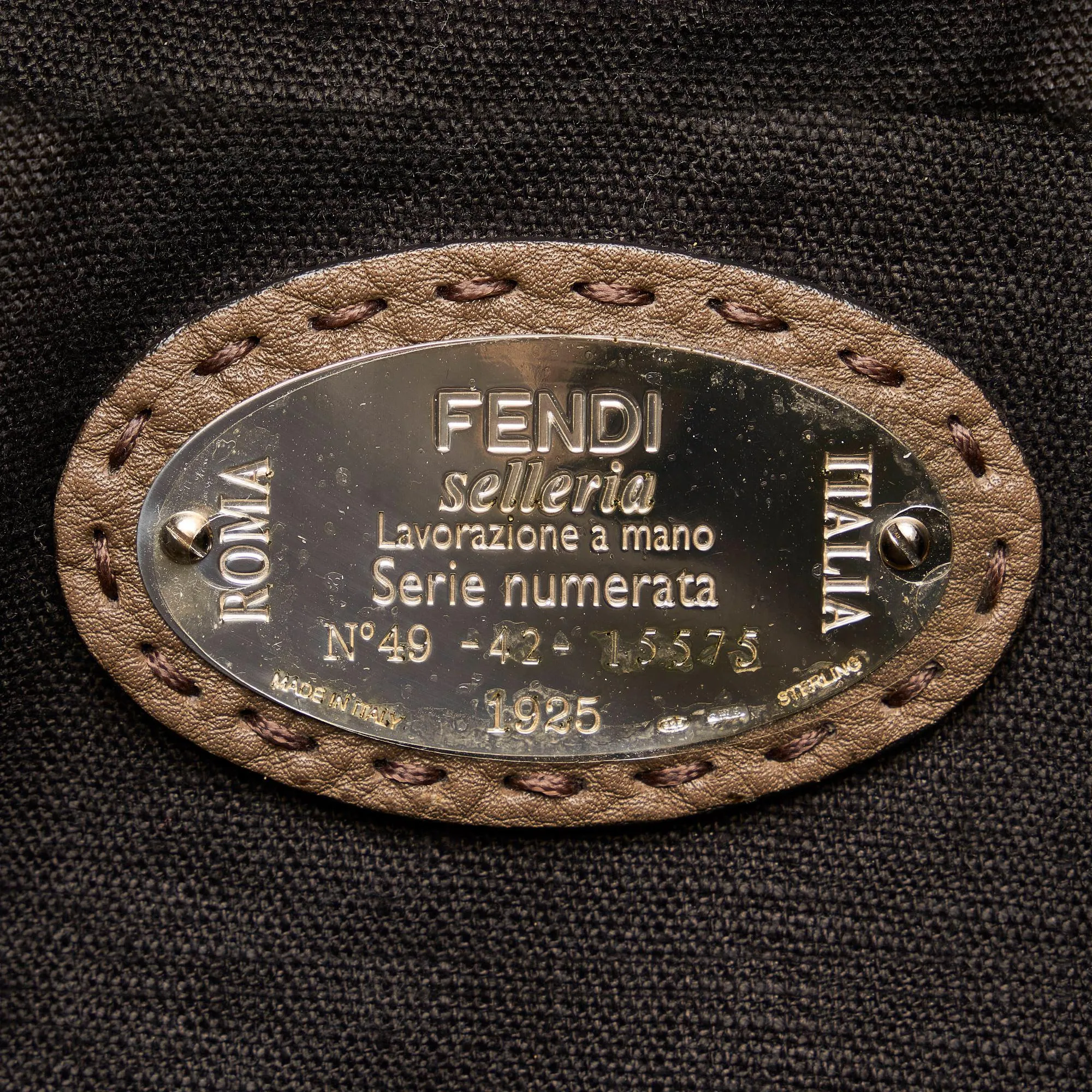 Fendi Selleria Leather Satchel (SHG-33374)