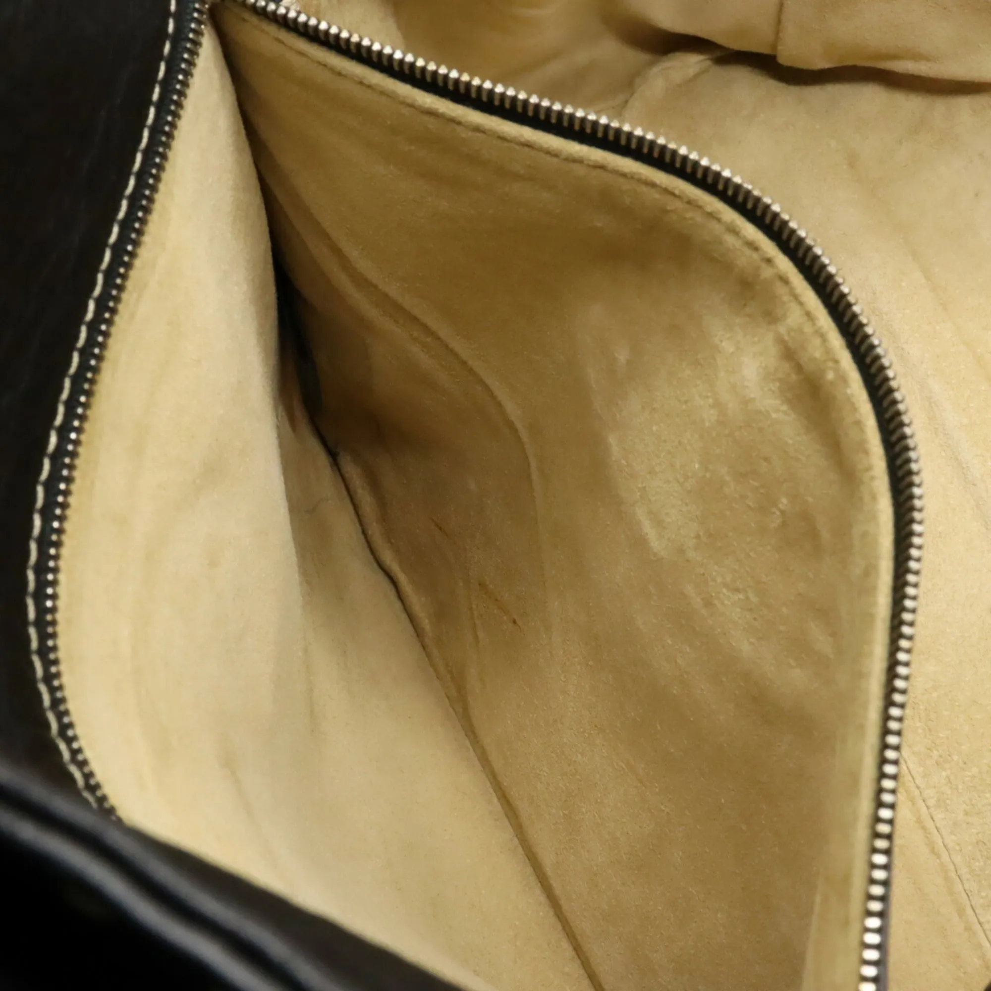 FENDI Selleria tote bag shoulder leather black 8BR388