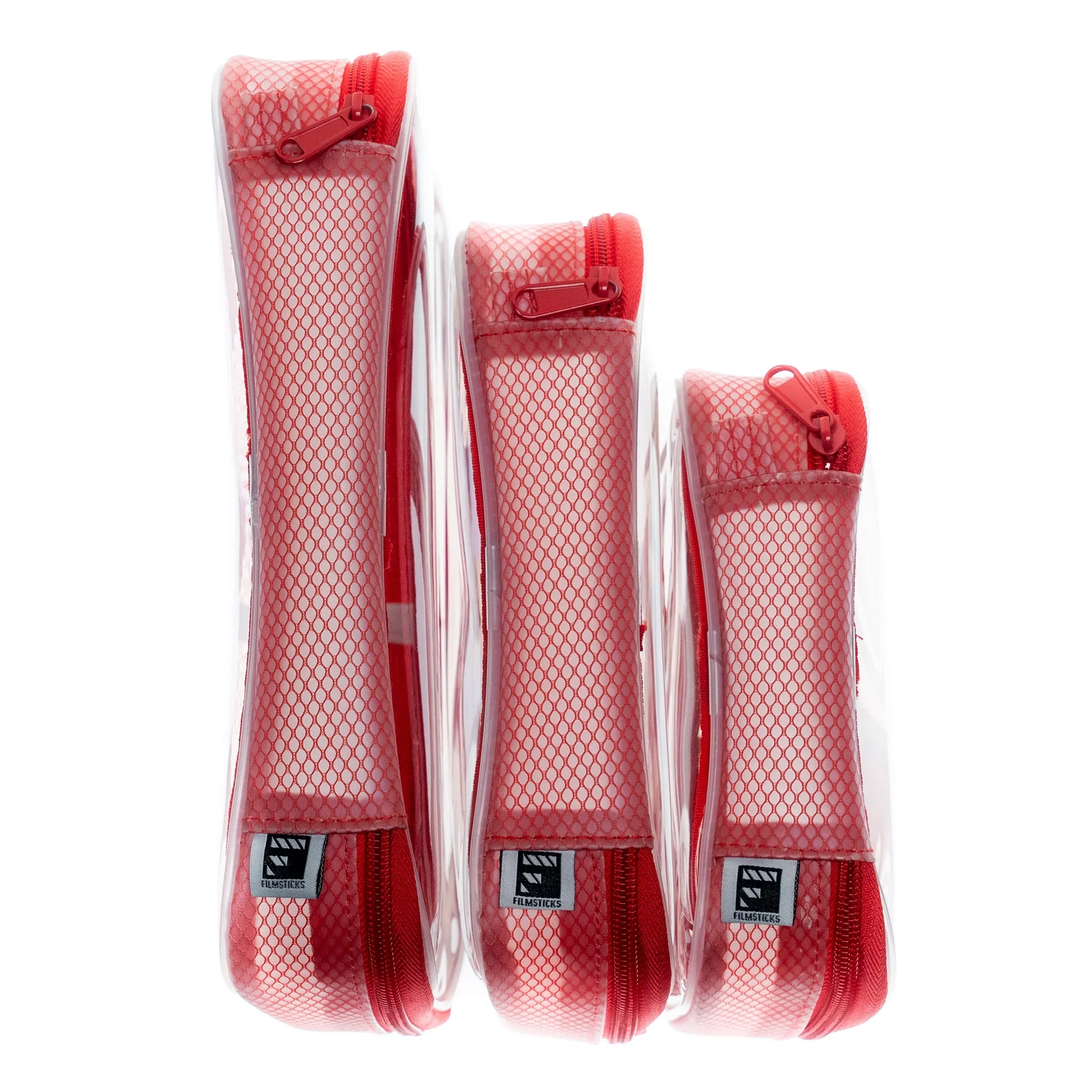Filmsticks Single Thermoplastic Polyurethane (TPU) Transparent Case – Red