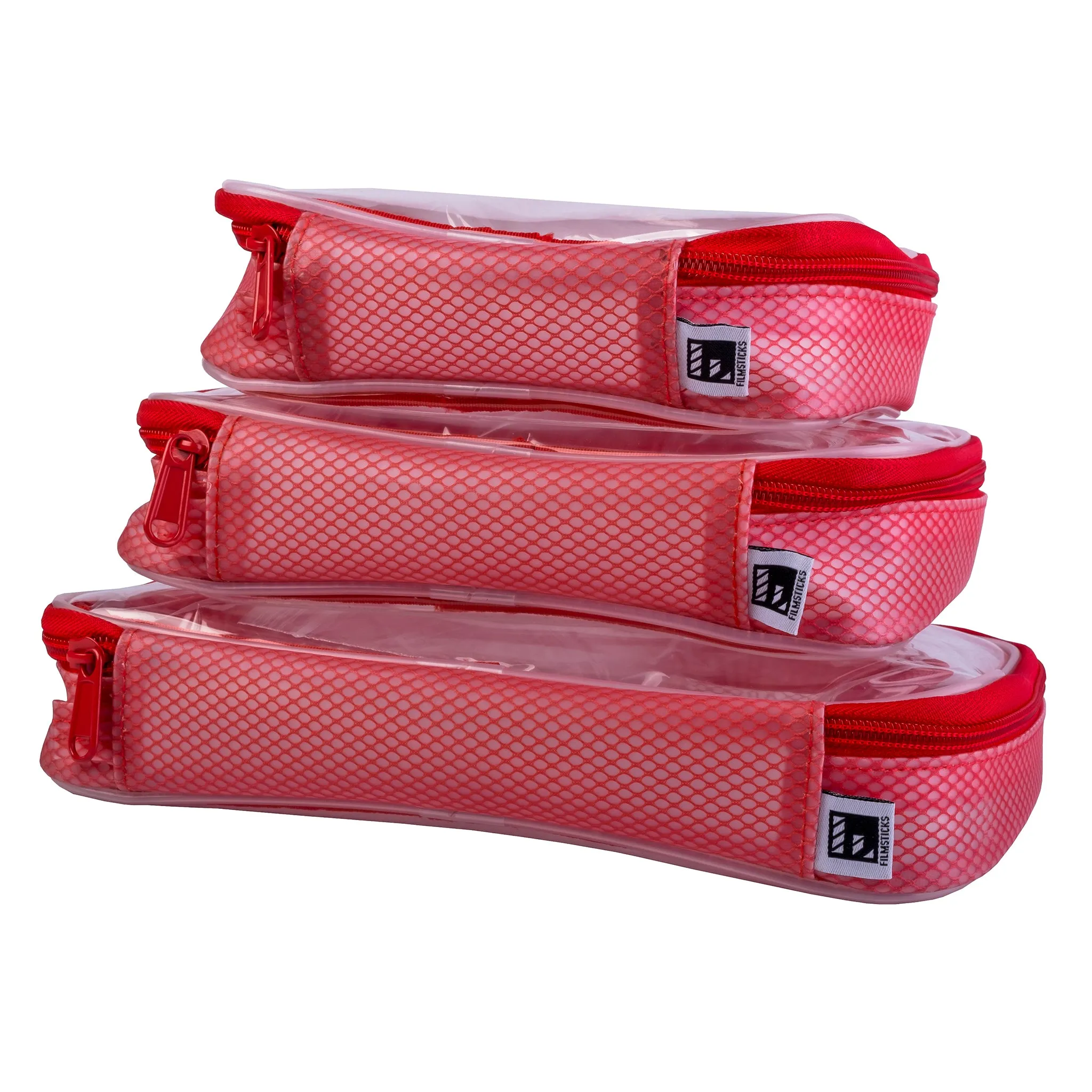 Filmsticks Single Thermoplastic Polyurethane (TPU) Transparent Case – Red