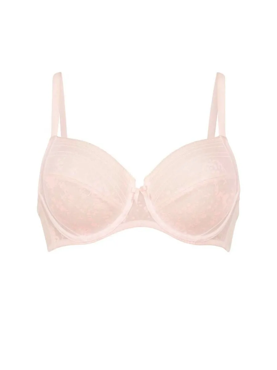 Fleur Underwired Bra - Blush Pink
