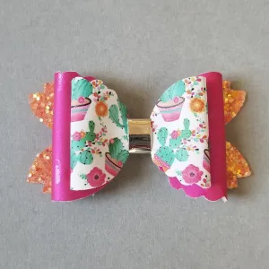 Floral Cactus Bow