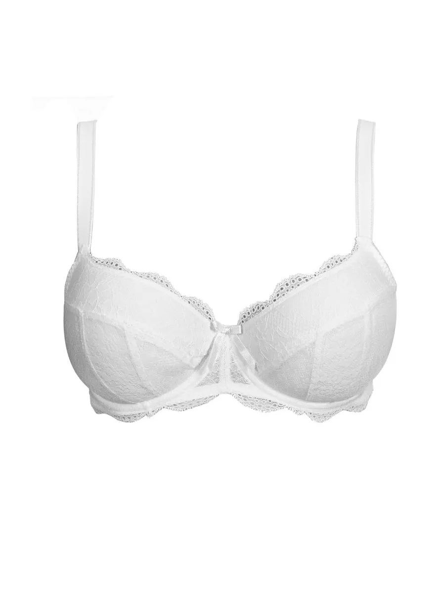 Freya Fancies Padded Half Cup Bra - White