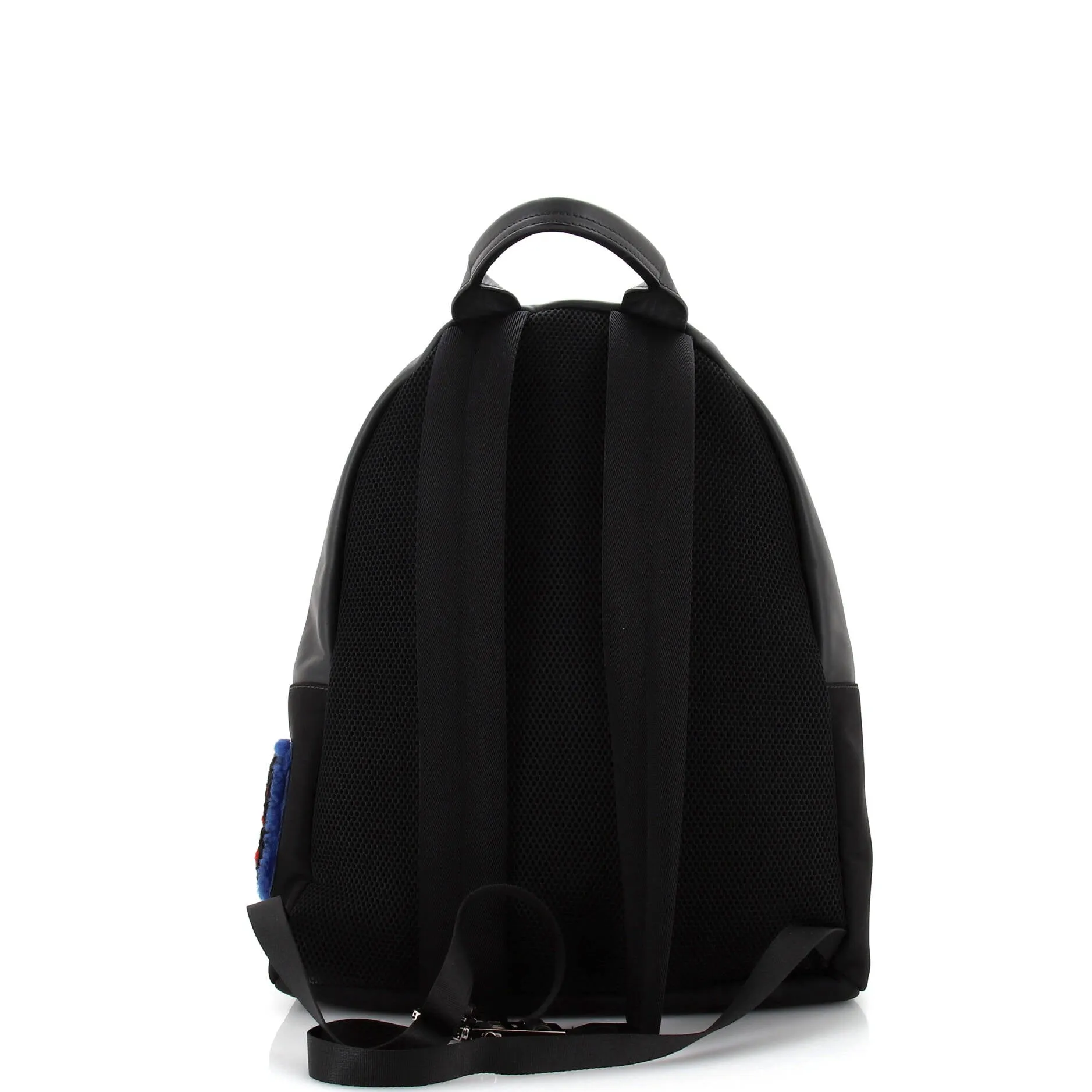 Front Pocket Backpack Nylon with Shearling Medium
