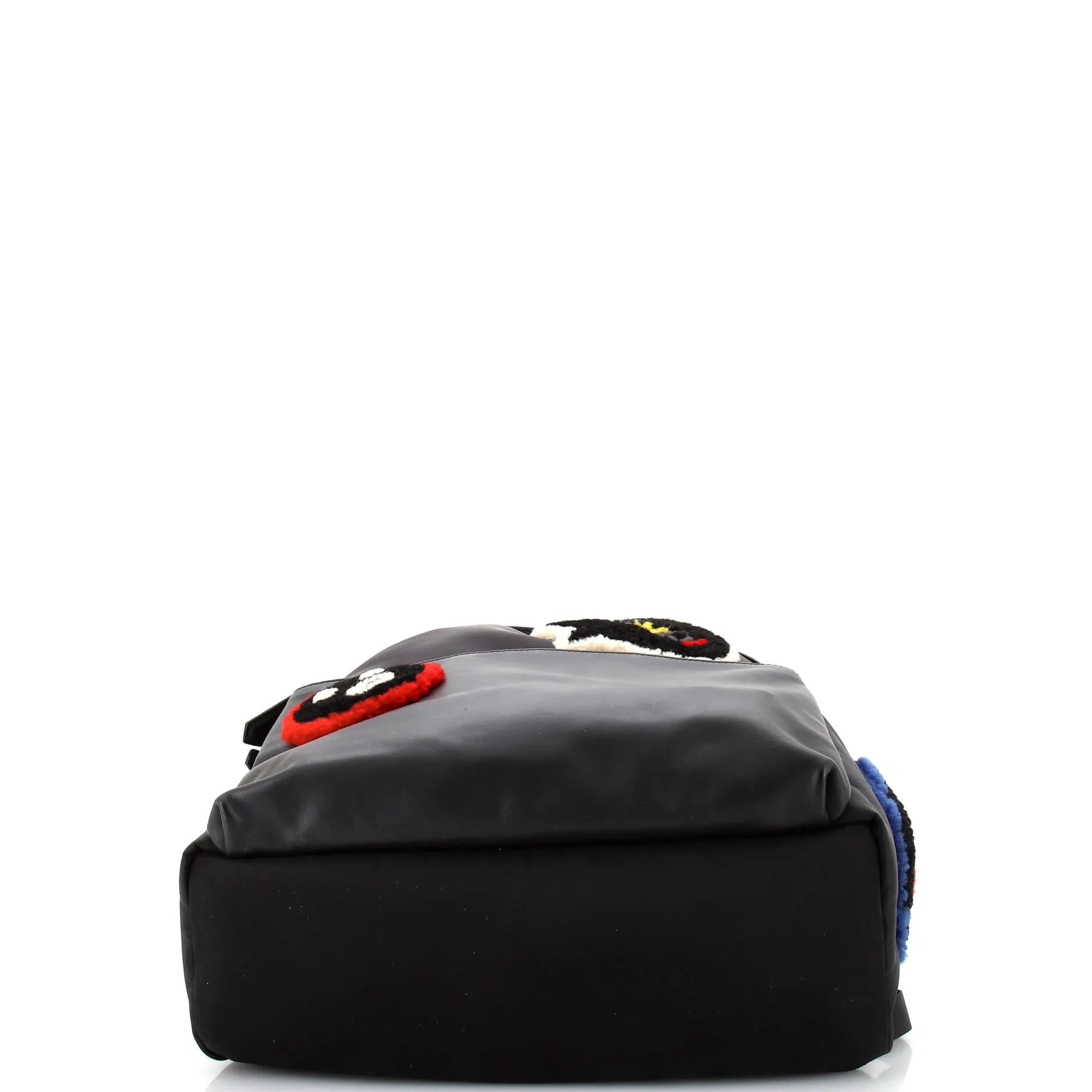 Front Pocket Backpack Nylon with Shearling Medium