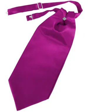Fuchsia Solid Satin Kids Cravat