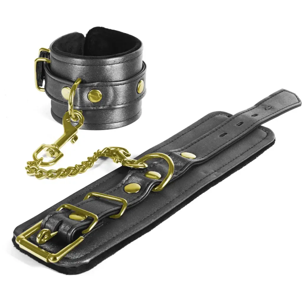 Galaxy Legend Wrist Restraints Faux Leather Black