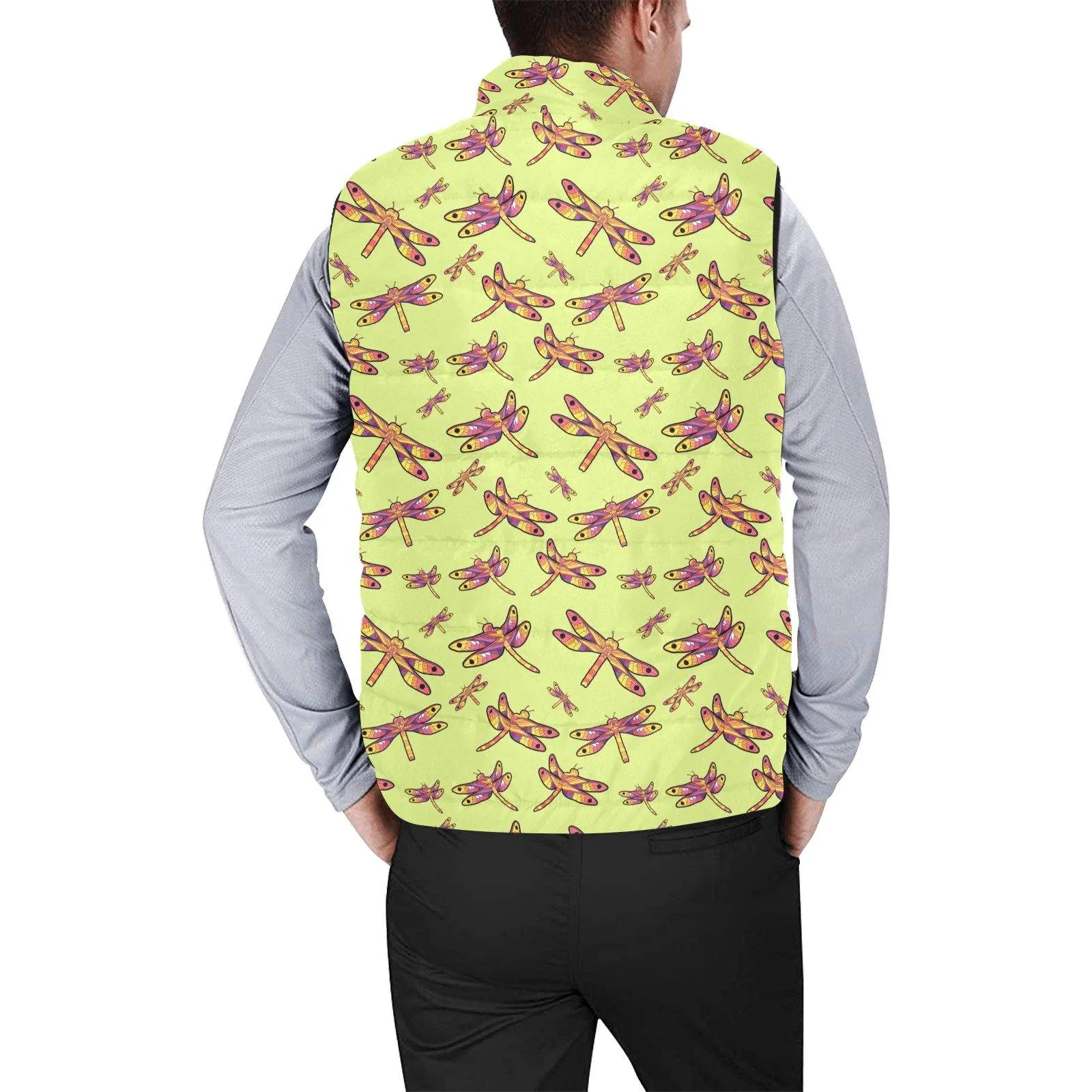 Gathering Lime Men's Padded Vest Jacket