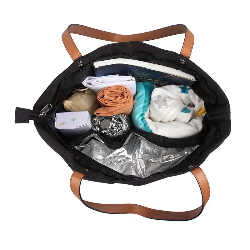 Gebwolf Beach Wine Cooler Bag Portable Thermal Picnic Tote Bag