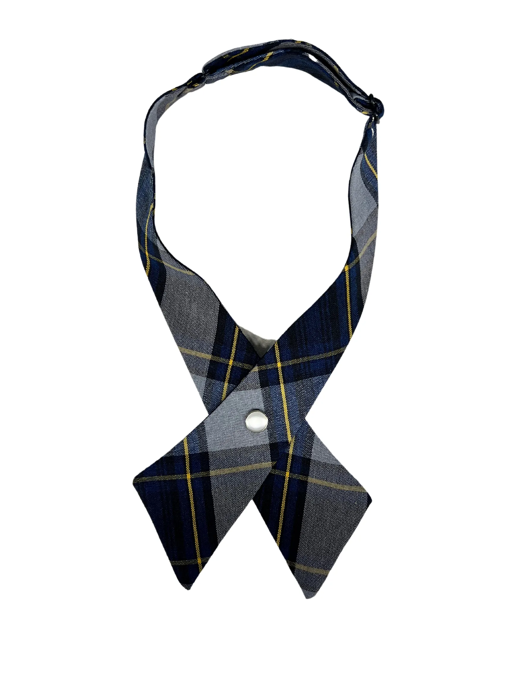 Girls' Plaid Cross Tie