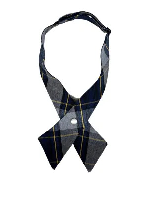 Girls' Plaid Cross Tie